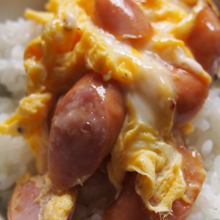 ソーセージ卵丼 レシピ 作り方 By まるっとまる 楽天レシピ ソーセージ卵丼 レシピ 作り方 By まるっとまる 楽天レシピ
